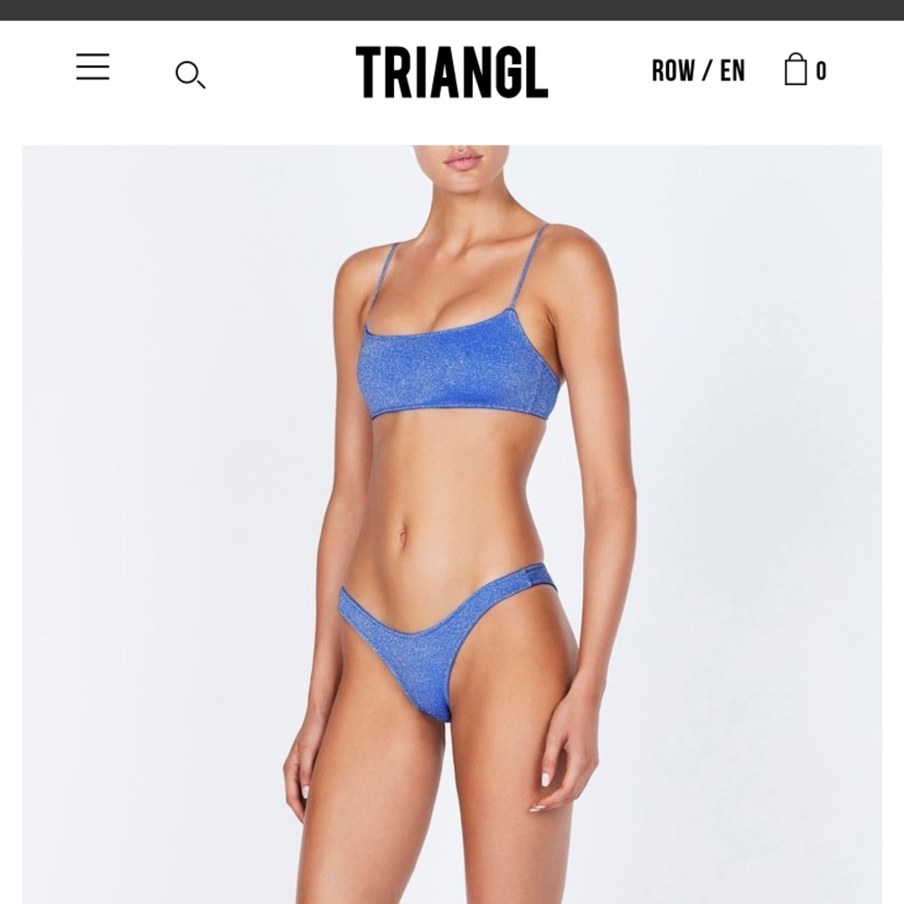 TRIANGL mica blue bikini